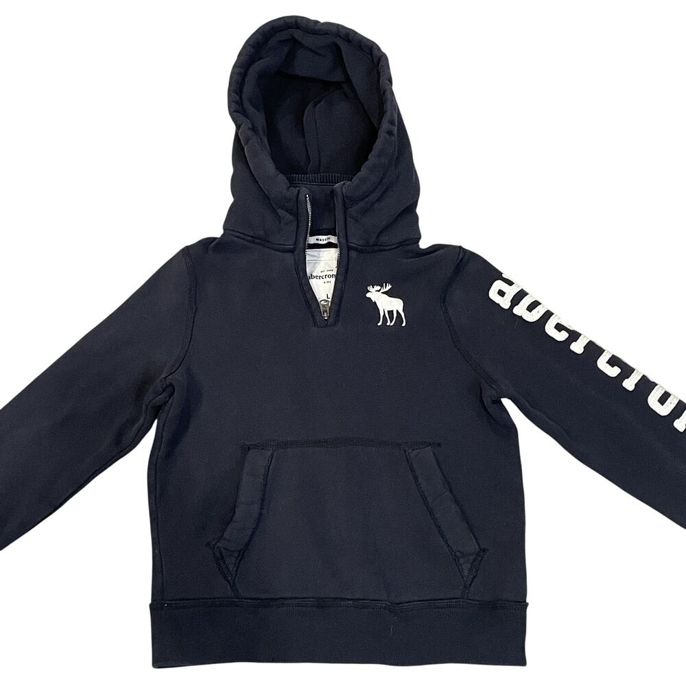 Y2K Abercrombie Kids Sweatshirt Boys Hoodie Back to School Pullover Large